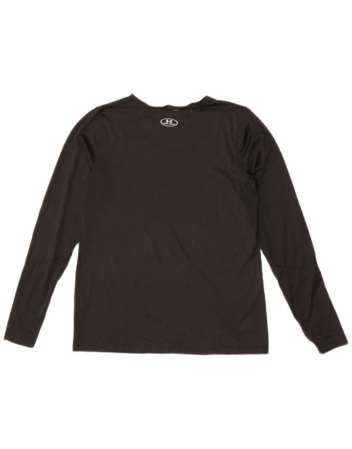 Under Armour Camiseta gráfica de manga larga para hombre Poliéster negro mediano