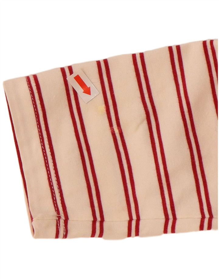 MARINA YACHTING Polo de rugby para mujer UK 12 Medium Off White Rayas