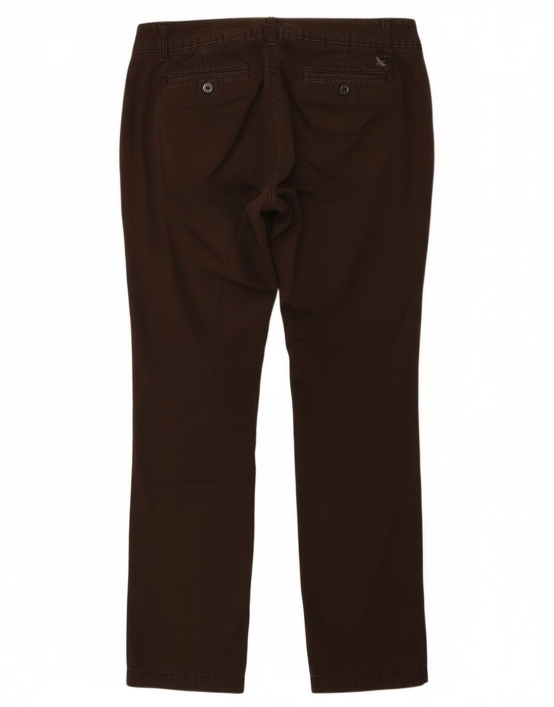 Eddie Bauer Pantalones chinos rectos para mujer US 6 Medium W32 L30 Algodón marrón