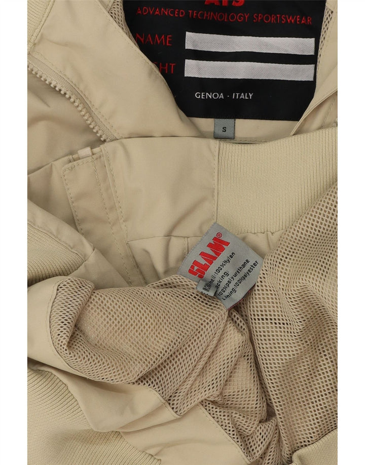 Slam Chaqueta Bomber para Hombre UK 36 Small Green Nylon