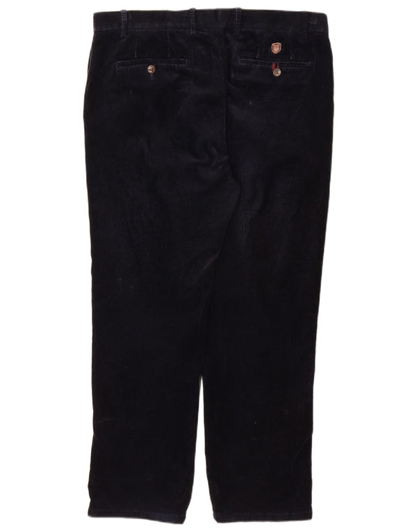 Marks & Spencer Pantalones de pana azules Harbor para hombre W36 L29 Azul marino