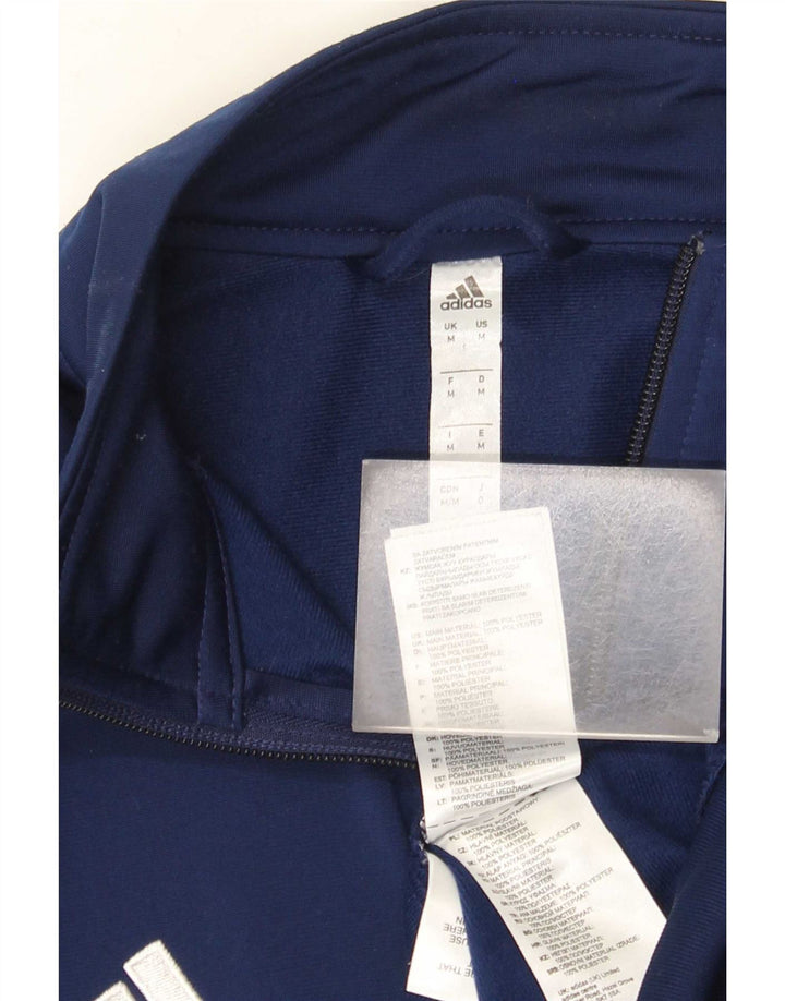 Adidas Hombre Chándal Top Chaqueta Mediana Azul Marino Poliéster