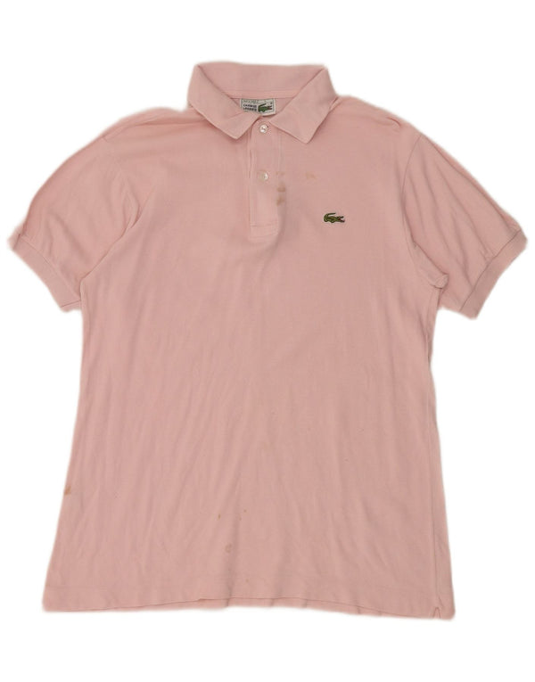 Polo Lacoste para hombre talla 4 algodón rosa mediano