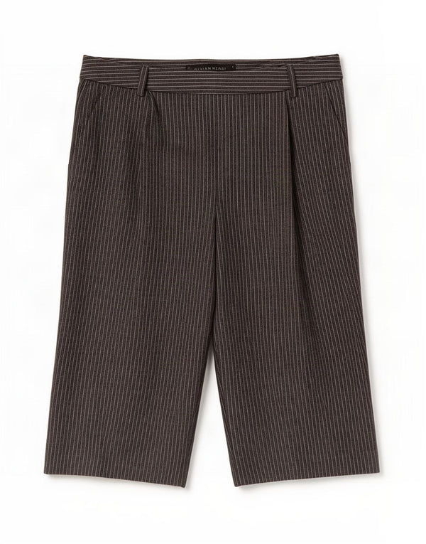 Silvian Heach Bermudas para mujer IT 44 Medium W30 Gris a rayas
