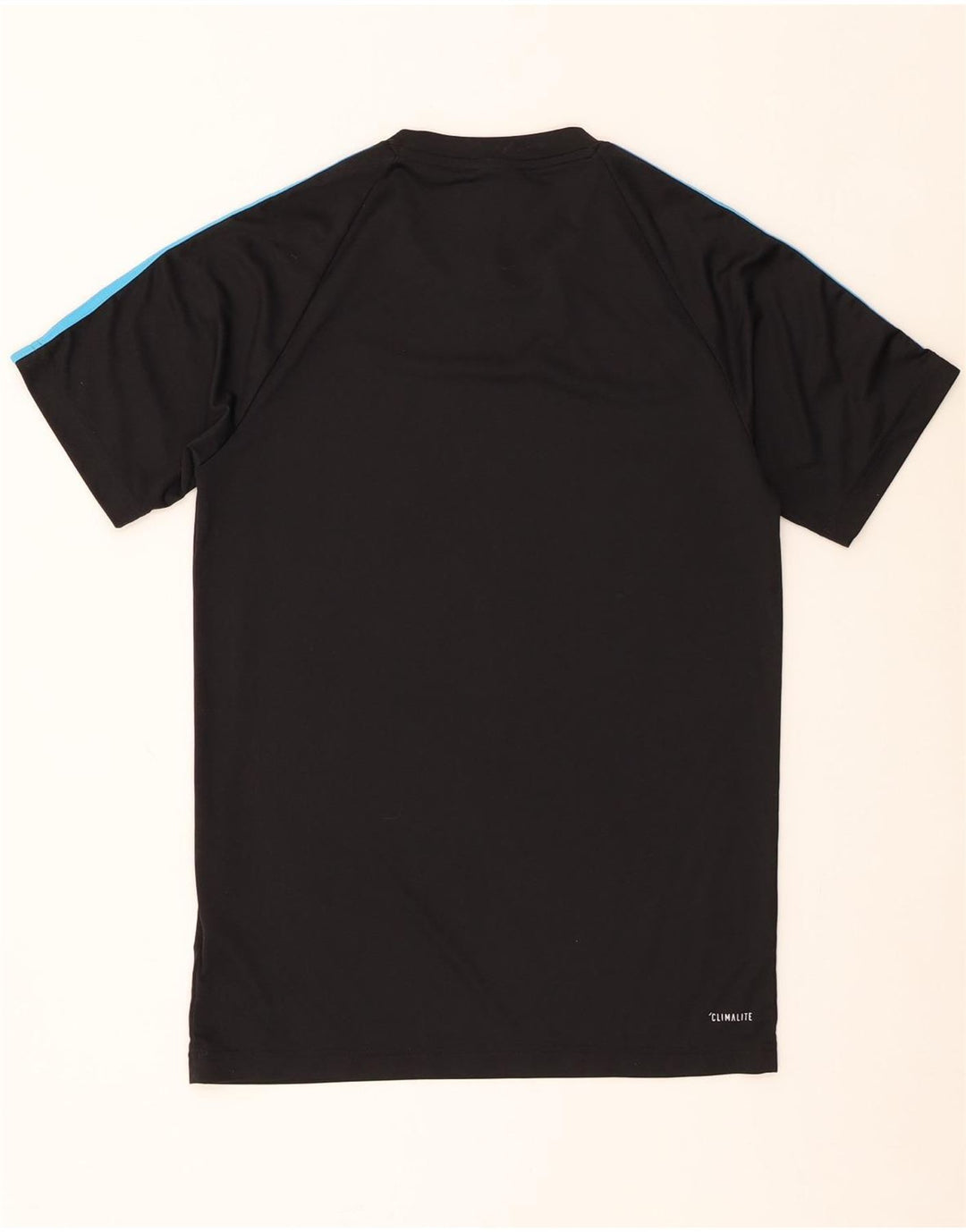 Adidas Mens Climalite Camiseta Top Pequeño Negro Poliéster