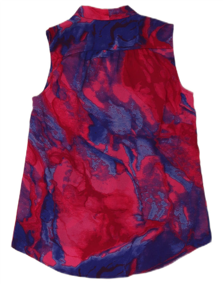 MOSSIMO Blusa tipo camisa larga extragrande para mujer UK 6 XS Multicolor