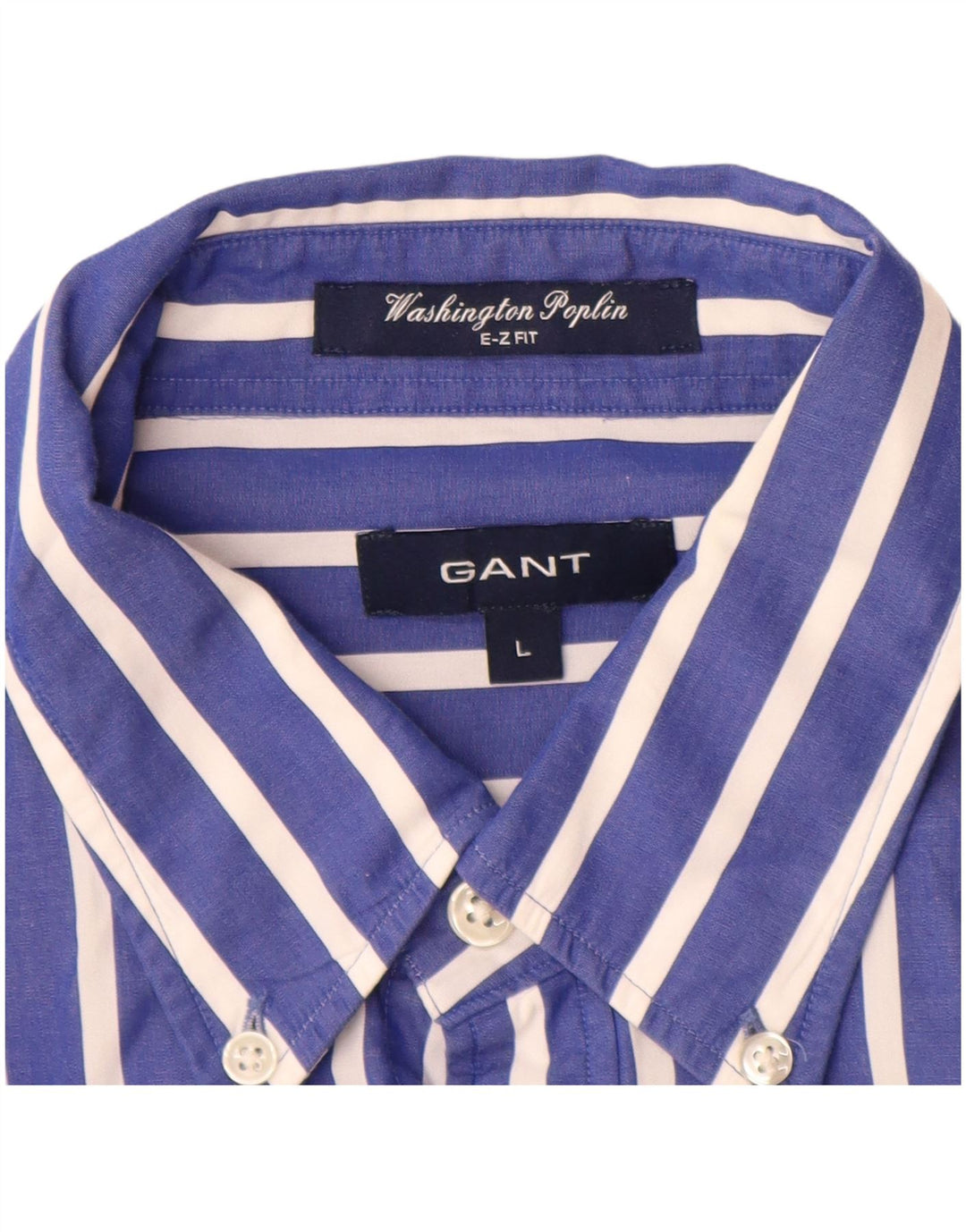 GANT Camisa E-Z Fit De Algodón A Rayas Azul Grande Hombre