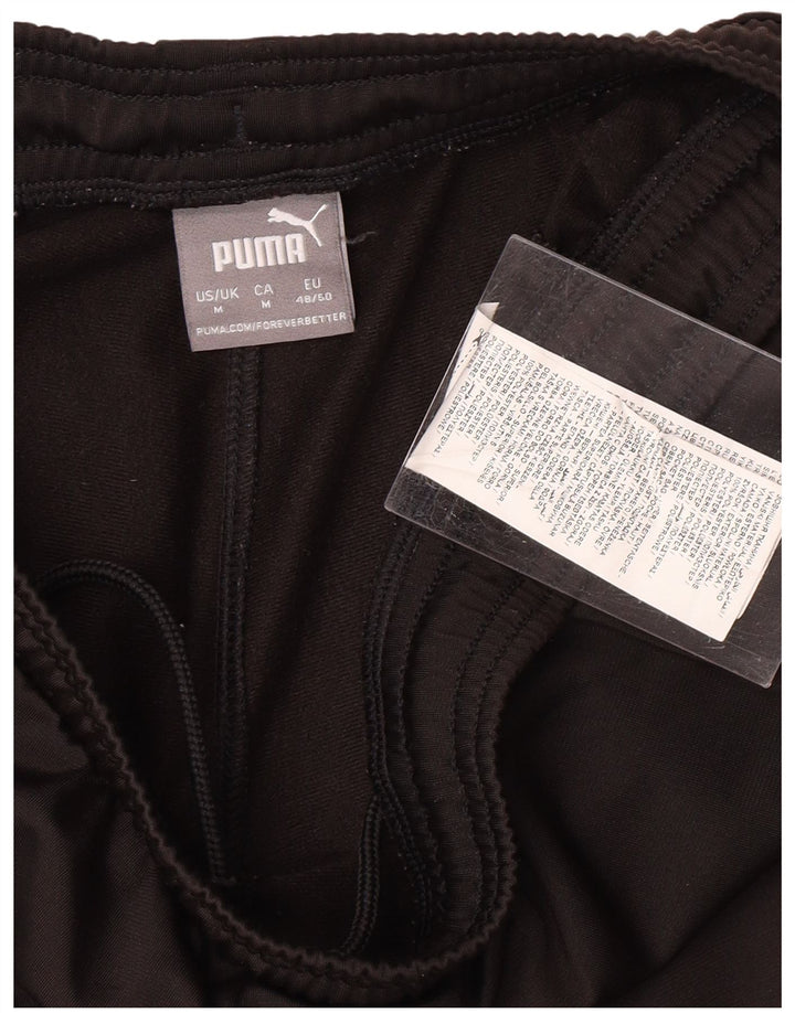 PUMA Mens Tracksuit Trousers Medium Black Polyester