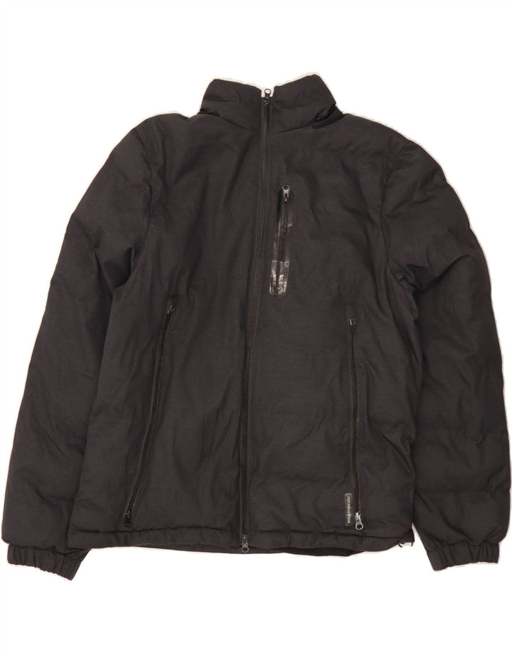 TUCANO URBANO Mens Padded Jacket IT 54 2XL Grey Polyamide Vintage Tucano Urbano and Second-Hand Tucano Urbano from Messina Hembry 