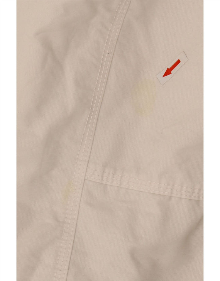 Camp David Chaqueta bomber gráfica para hombre UK 46 3XL Algodón blanco