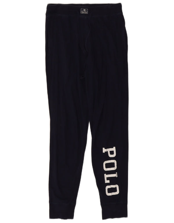 Polo Ralph Lauren Pantalones de chándal para mujer Joggers UK 12 Medium Azul marino