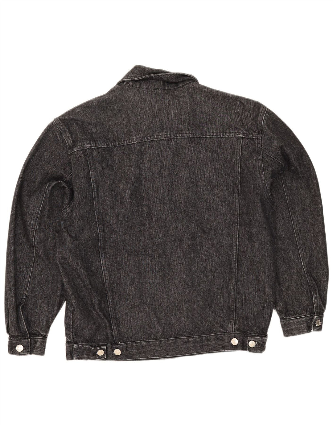 Wampum Chaqueta vaquera para hombre UK 36 Small Gris Algodón