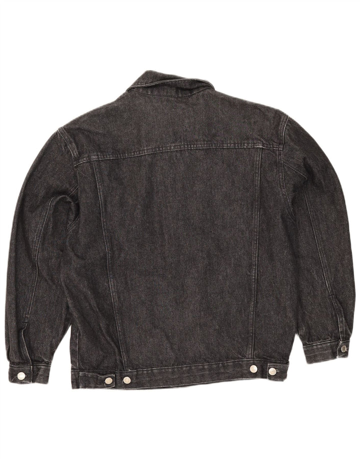 Wampum Chaqueta vaquera para hombre UK 36 Small Gris Algodón