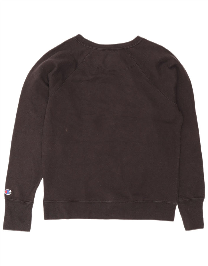 Champion Sudadera Gráfica para Hombre Jersey Pequeño Poliéster Negro