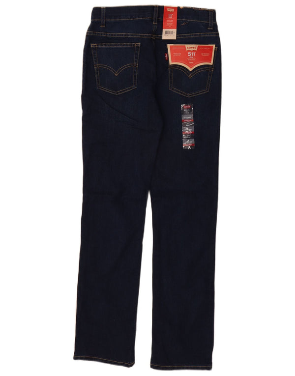 Levi's Boys 511 Slim Jeans 13-14 años W26 L30 Azul Marino Algodón