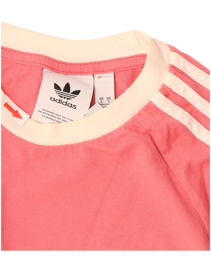 Adidas Hombre Top Manga Larga Pequeño Algodón Rosa