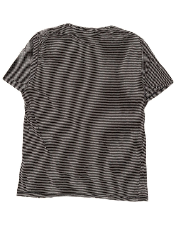 REISS Camiseta para mujer Top UK 40 Large Azul marino Rayas Algodón