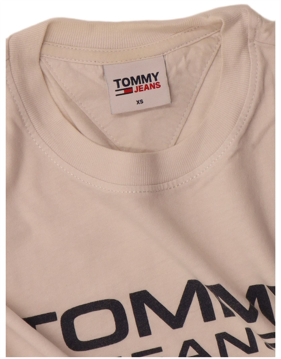 Tommy Hilfiger Camiseta gráfica para hombre Top XS Blanco