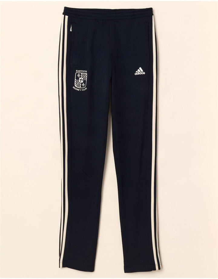 Adidas Pantalones de chándal gráficos para mujer UK 8/10 Small Azul marino Poliéster