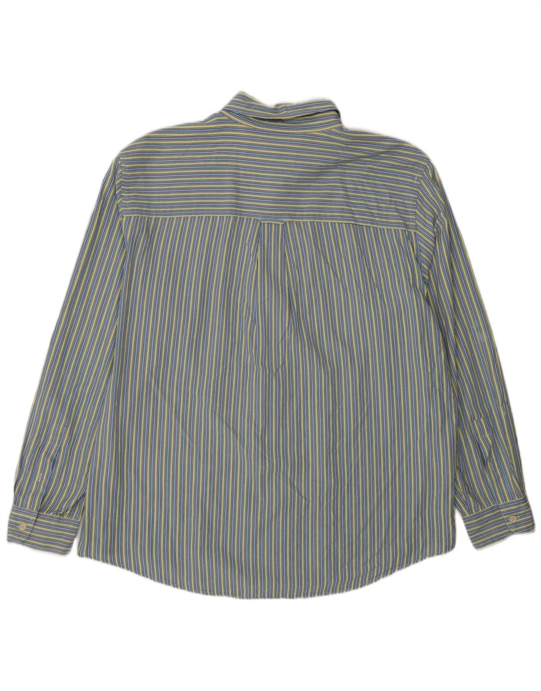 Chaps Camisa Hombre XL Azul Rayas Algodón Clásico