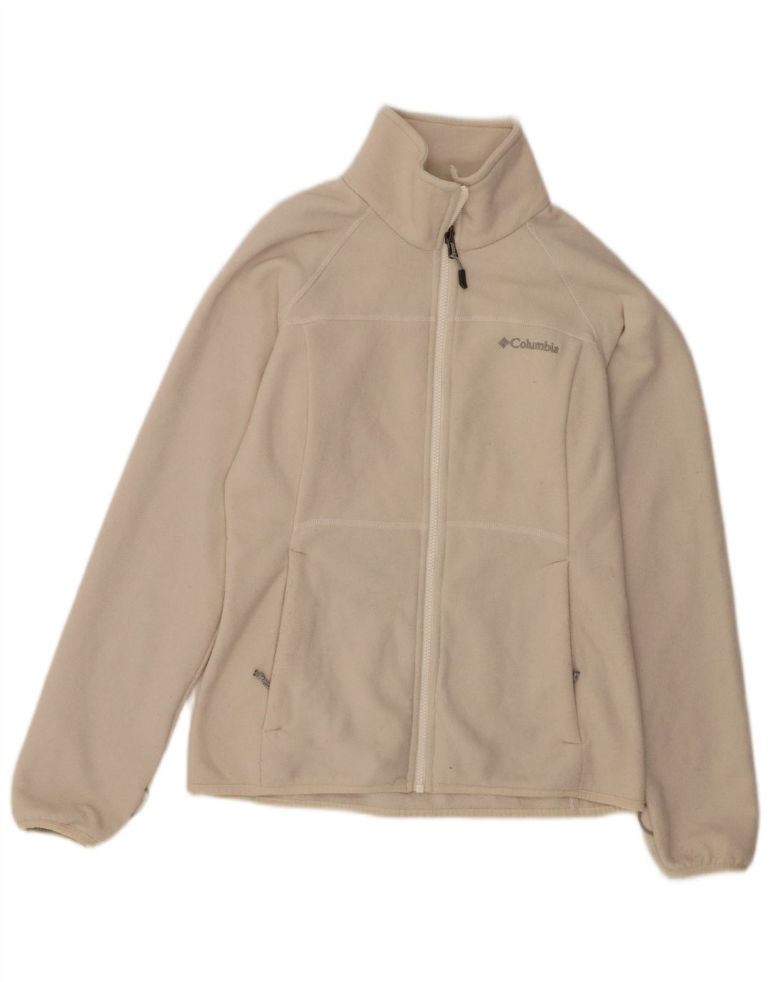COLUMBIA Chaqueta polar intercambiable para mujer UK 10 Small Off White Poliéster