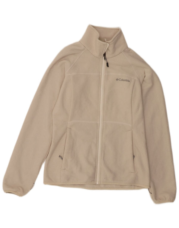 COLUMBIA Chaqueta polar intercambiable para mujer UK 10 Small Off White Poliéster