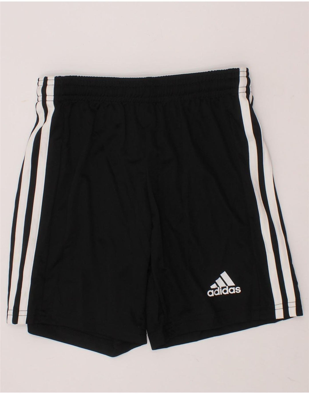 ADIDAS Boys Aeroready Sport Shorts 7-8 Years  Black Polyester Vintage Adidas and Second-Hand Adidas from Messina Hembry 