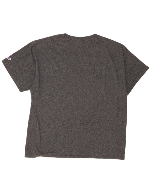 Champion Camiseta con gráfico Brooklyn para hombre Top XL Algodón gris