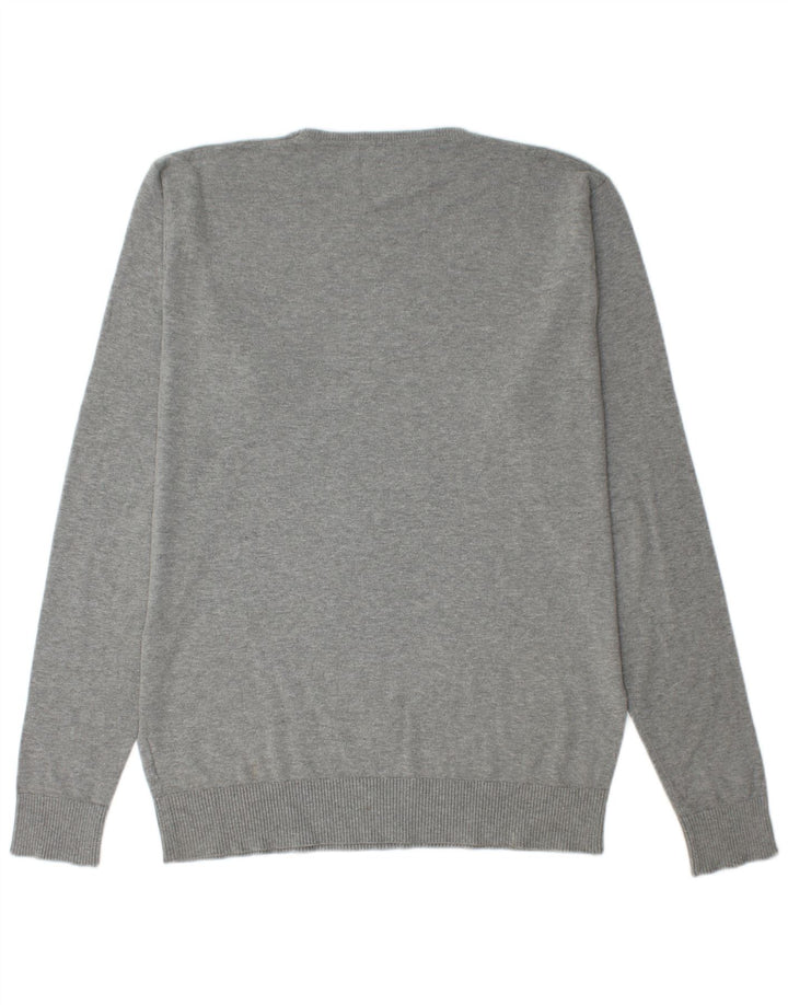 Jack & Jones Jersey De Cuello Redondo Para Hombre XL Gris Moteado