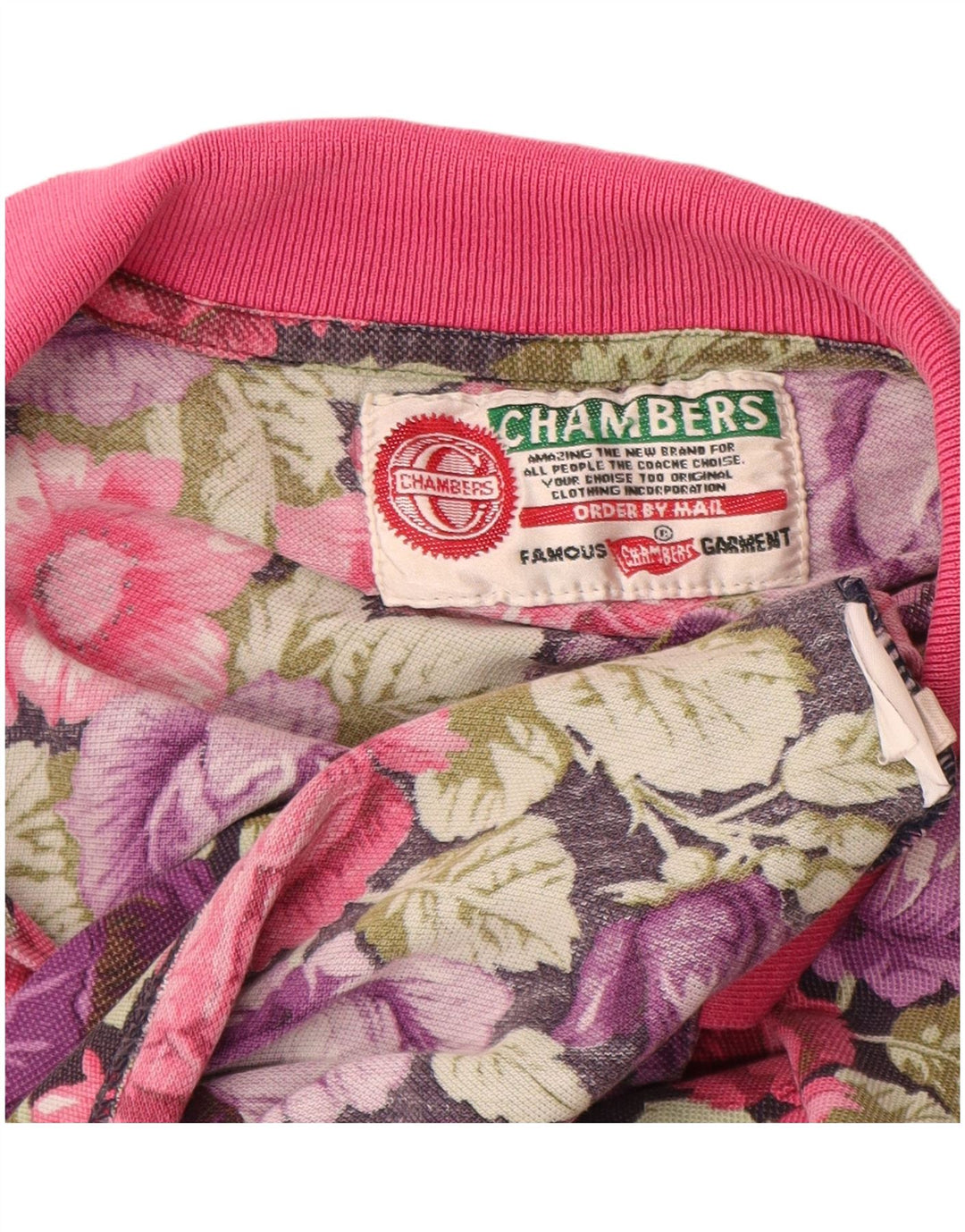CHAMBERS Polo para mujer UK 40 Grande Púrpura Floral