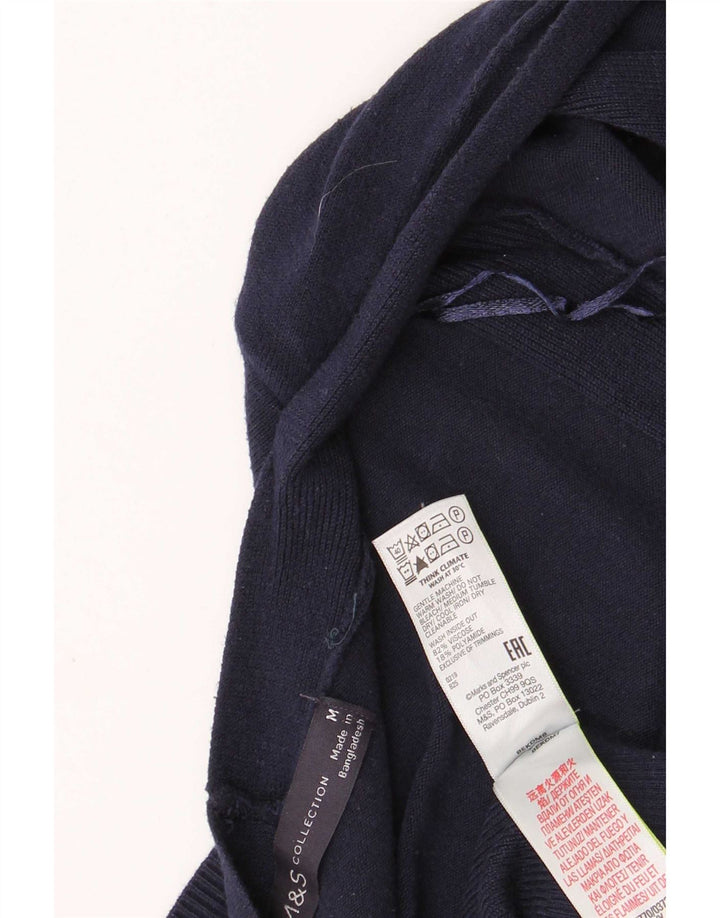 Marks & Spencer - Cárdigan largo para mujer, color azul marino mediano