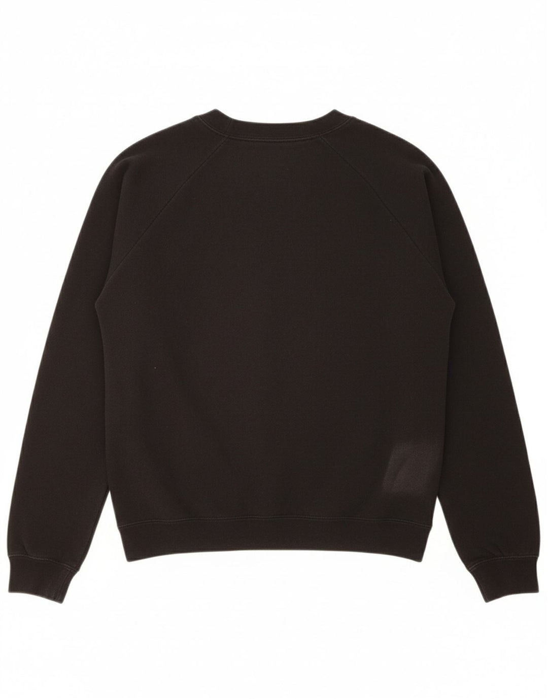 NIKE Womens Oversized Graphic Sweatshirt Jumper UK 10 Small Black Cotton