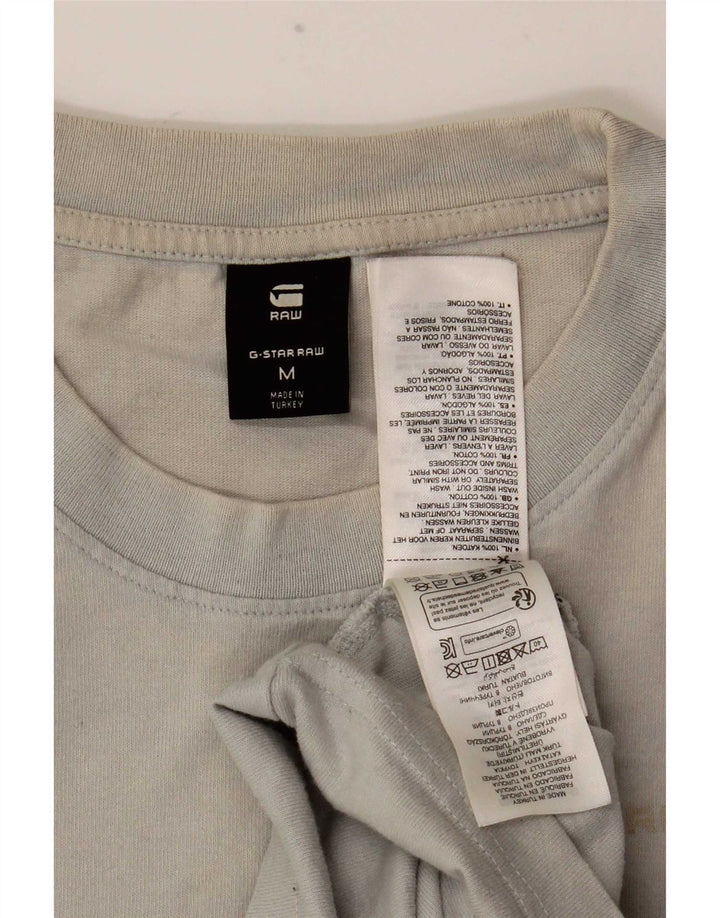 G-Star Hombre Camiseta Top Algodón Gris Medio