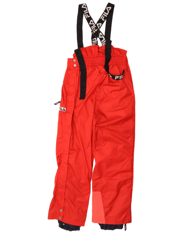 Fila Conjunto de esquí gráfico para hombre de 2 piezas IT 48 Medium W30 L29 Red Colourblock