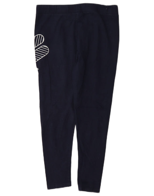 Fila Leggings gráficos para mujer UK 12 Medium Azul marino Algodón