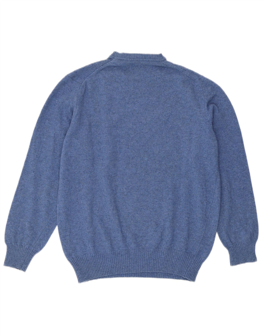 Zara Hombre Jersey De Cuello Redondo Jersey Grande Azul