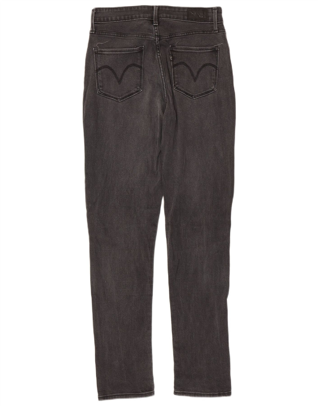 LEVI'S Jeans ajustados de talle medio para mujer US 4 Small W27 L32 Algodón gris