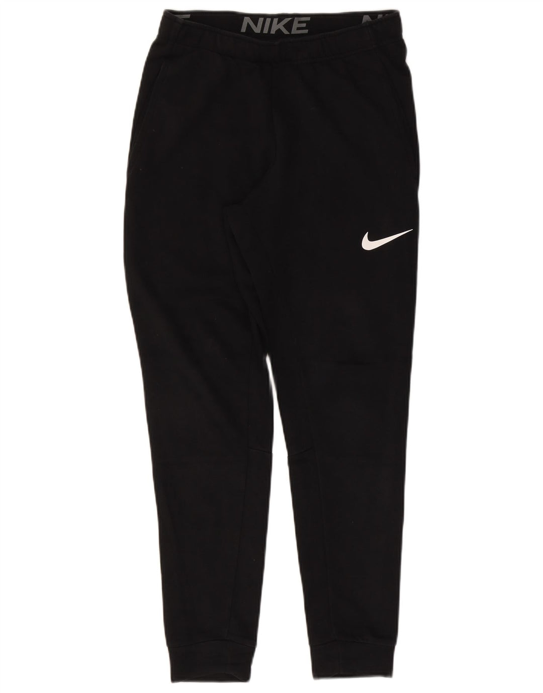 NIKE Hombre Dri Fit Chándal Pantalones Joggers Pequeño Algodón Negro