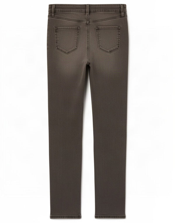 Marks & Spencer Vaqueros ajustados para mujer UK 10 Small W27 L29 Algodón gris