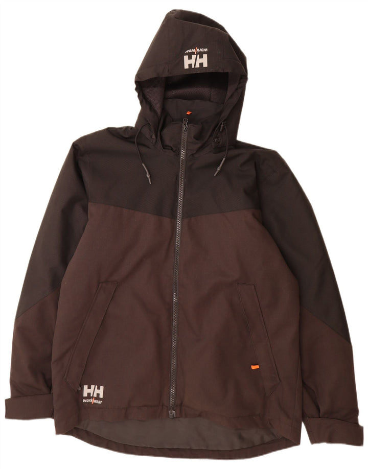 Helly Hansen Chaqueta cortavientos gráfica para hombre Reino Unido 40 Grande Marrón Colorblock