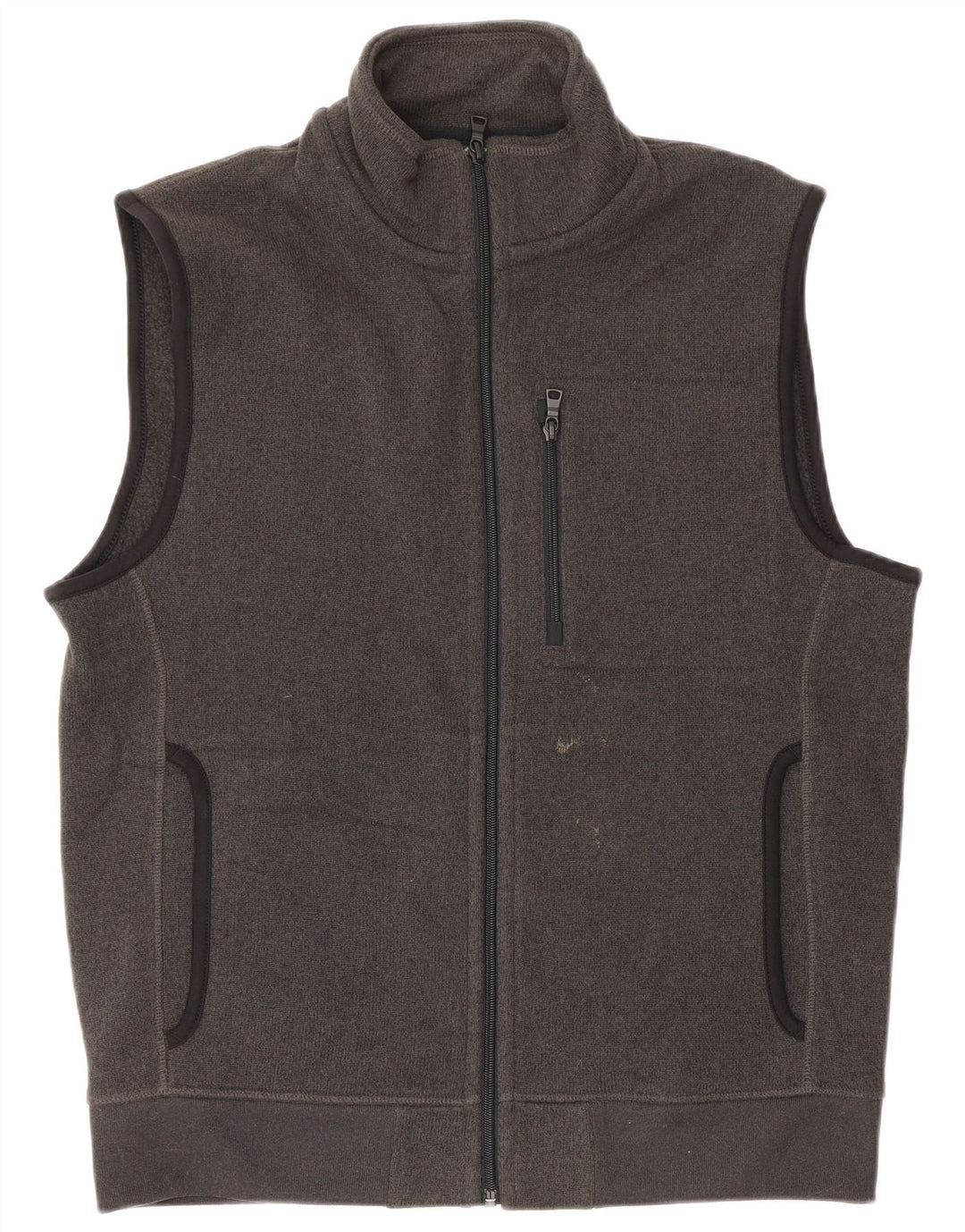 Marks & Spencer Chaqueta de chándal sin mangas para hombre Poliéster gris medio