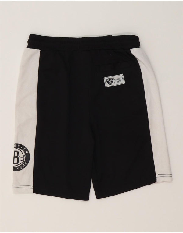 NBA Boys Brooklyn Nets Graphic Sport Shorts 9-10 años Negro Colorblock