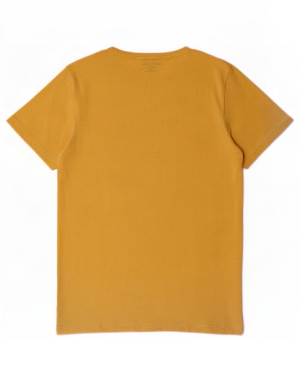 Camiseta Jack & Jones Hombre Top XS Algodón moteado amarillo