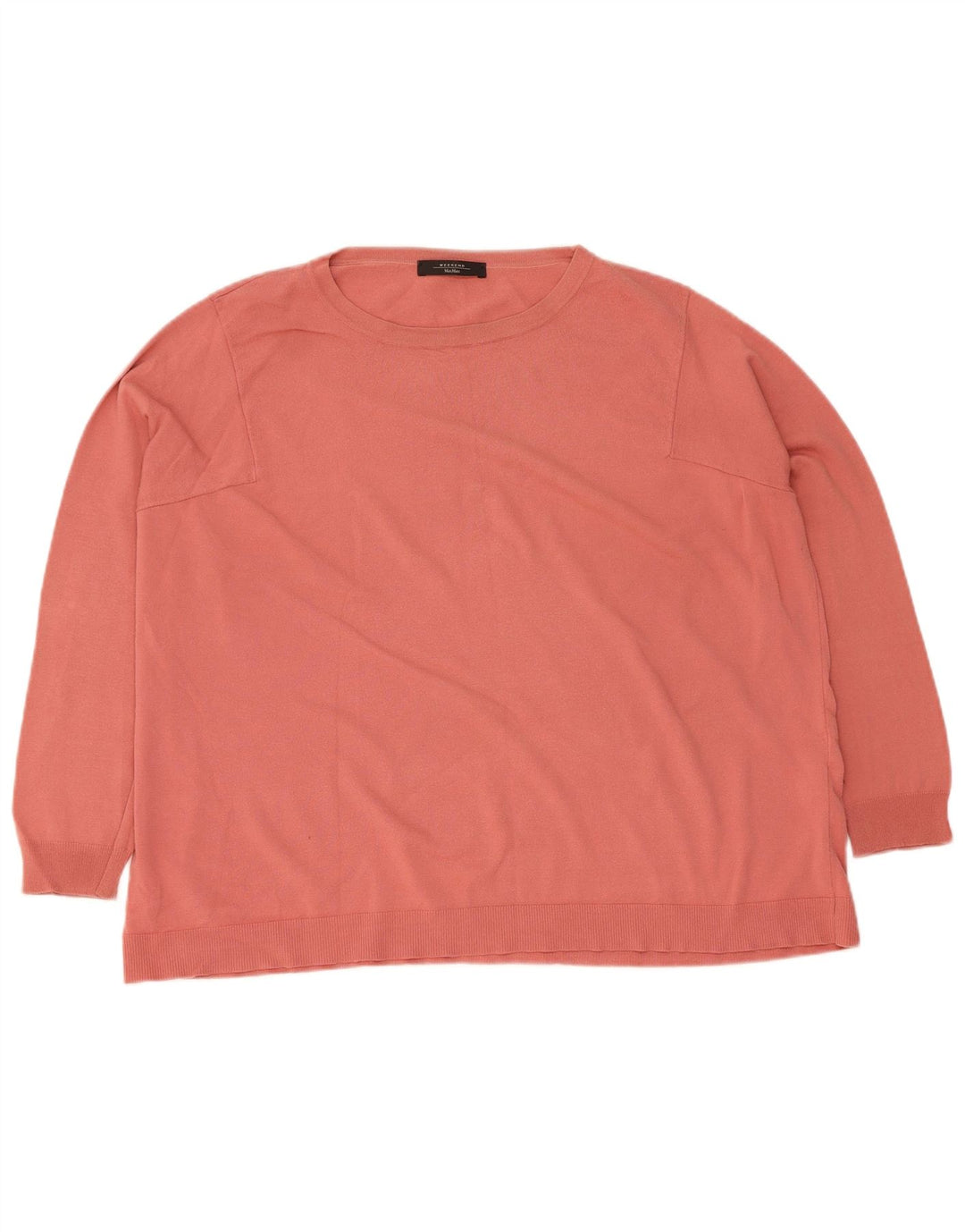MAX MARA Womens Weekend Crew Neck Jumper Sweater UK 16 Large Pink