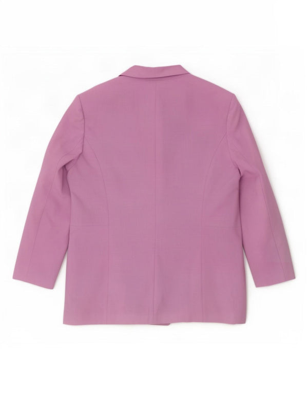Marks & Spencer Chaqueta tipo blazer estándar de 2 botones para mujer UK 20 2XL Lila