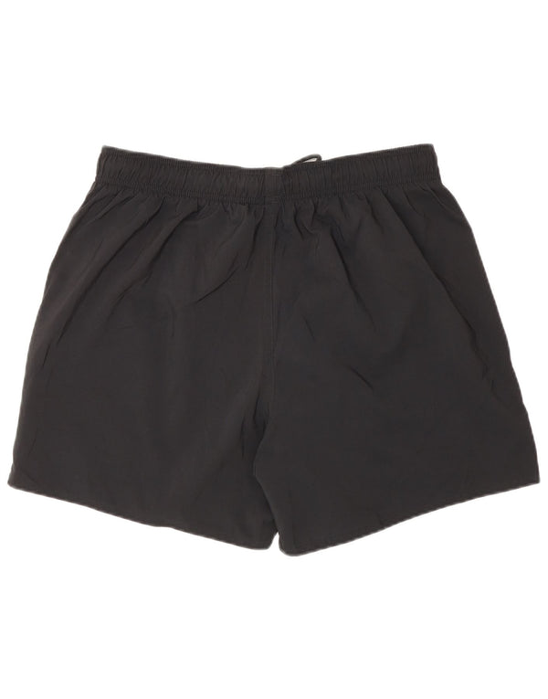 Adidas - Pantalones cortos deportivos regulares para hombre, tamaño grande, poliéster negro