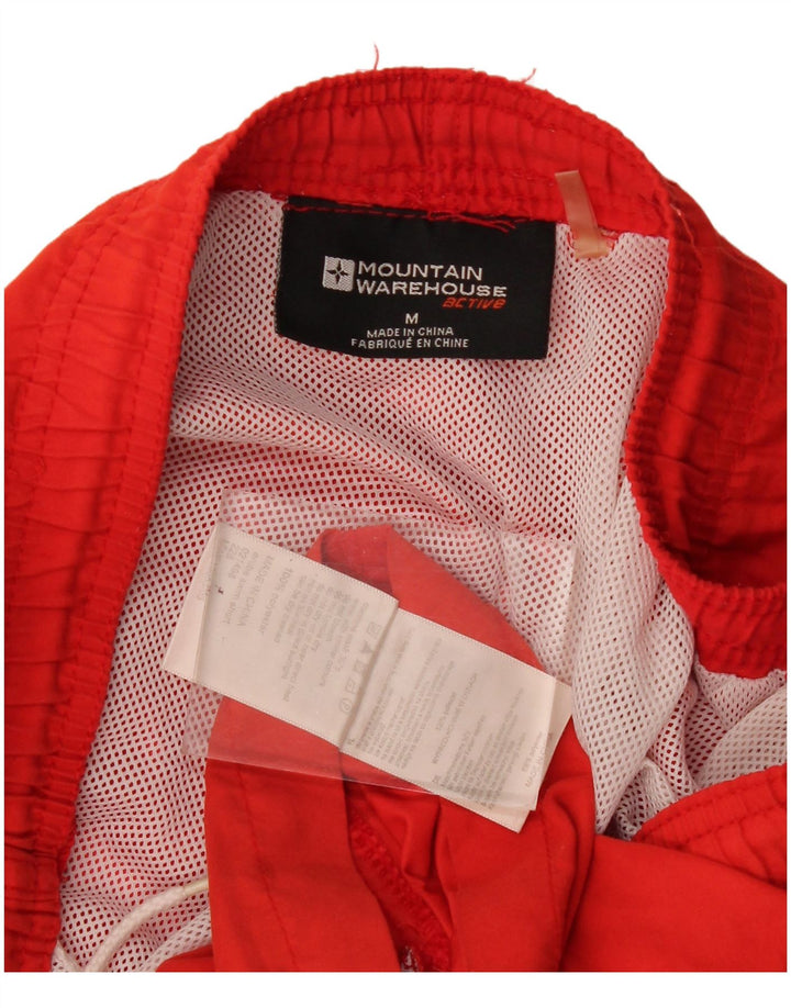 Bañador para hombre Mountain Warehouse Shorts de poliéster rojo mediano