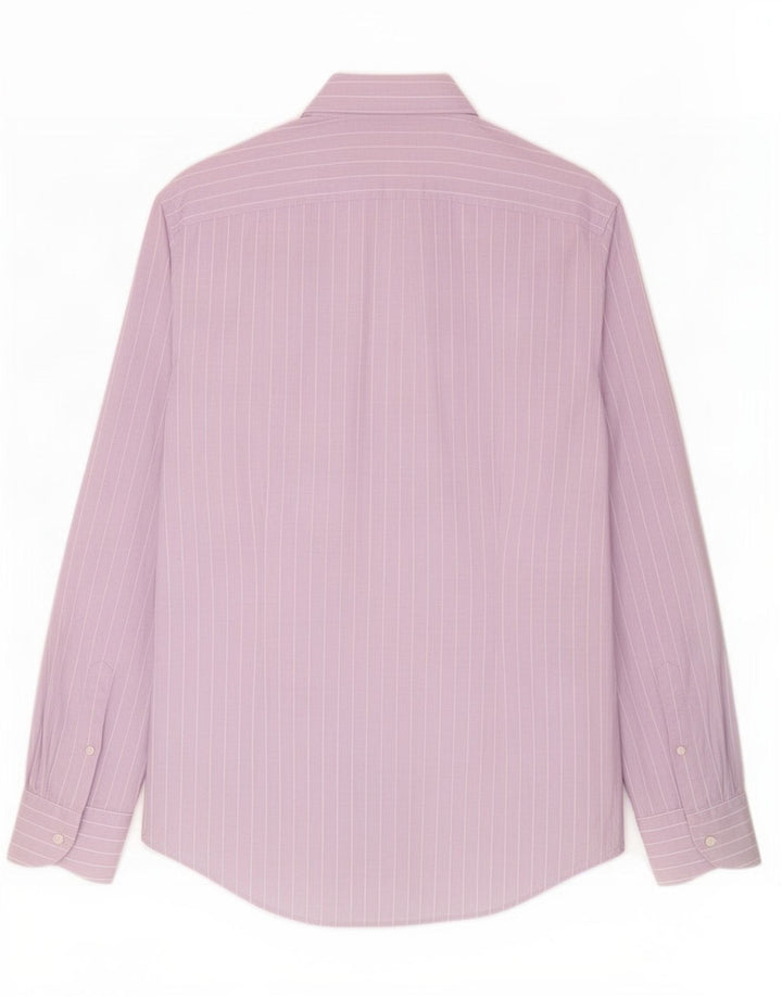 Camisa Benetton Hombre Media Raya Púrpura