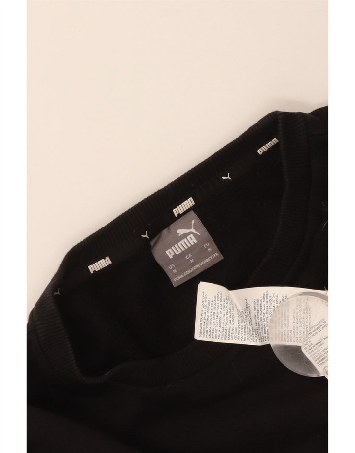 Sudadera Puma Jumper Medium Negro Algodón Hombre