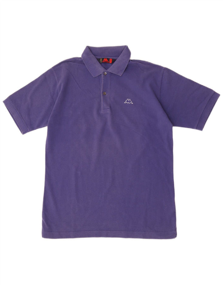 Polo Kappa Hombre Algodón Morado Medio